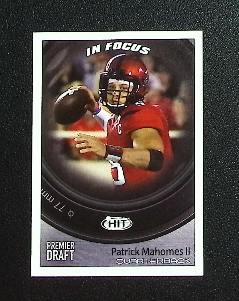Patrick Mahomes Rookie 2017 Sage Hit #43 Kansas City Chiefs: Sage, Vintage Football NFL Trading Cards, Old Sports Cards for Sale Near Me, Hall of Fame & Super Bowl Player Cards, Auction Memorabilia Lots for Sale on Line
