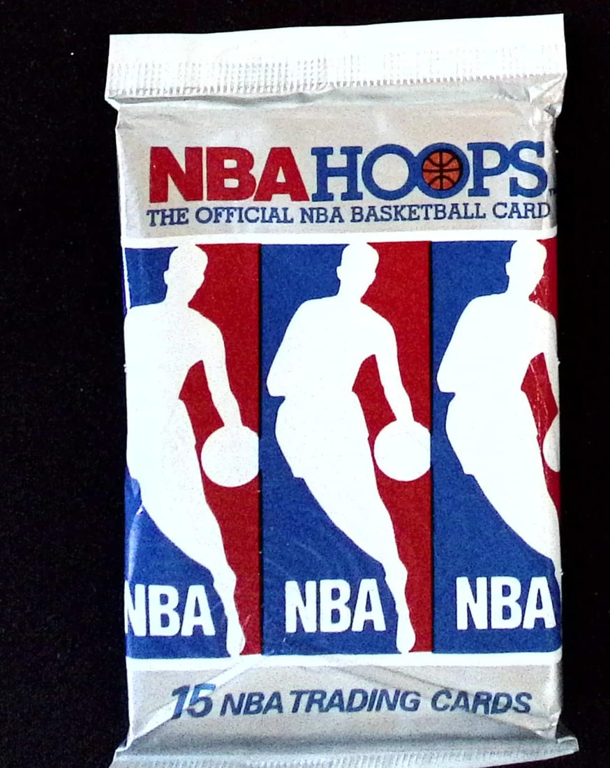 1990 NBA Hoops SERIES 1 Vintage Basketball Cards Retail Box Pack New Factory Sealed (1 of 1)