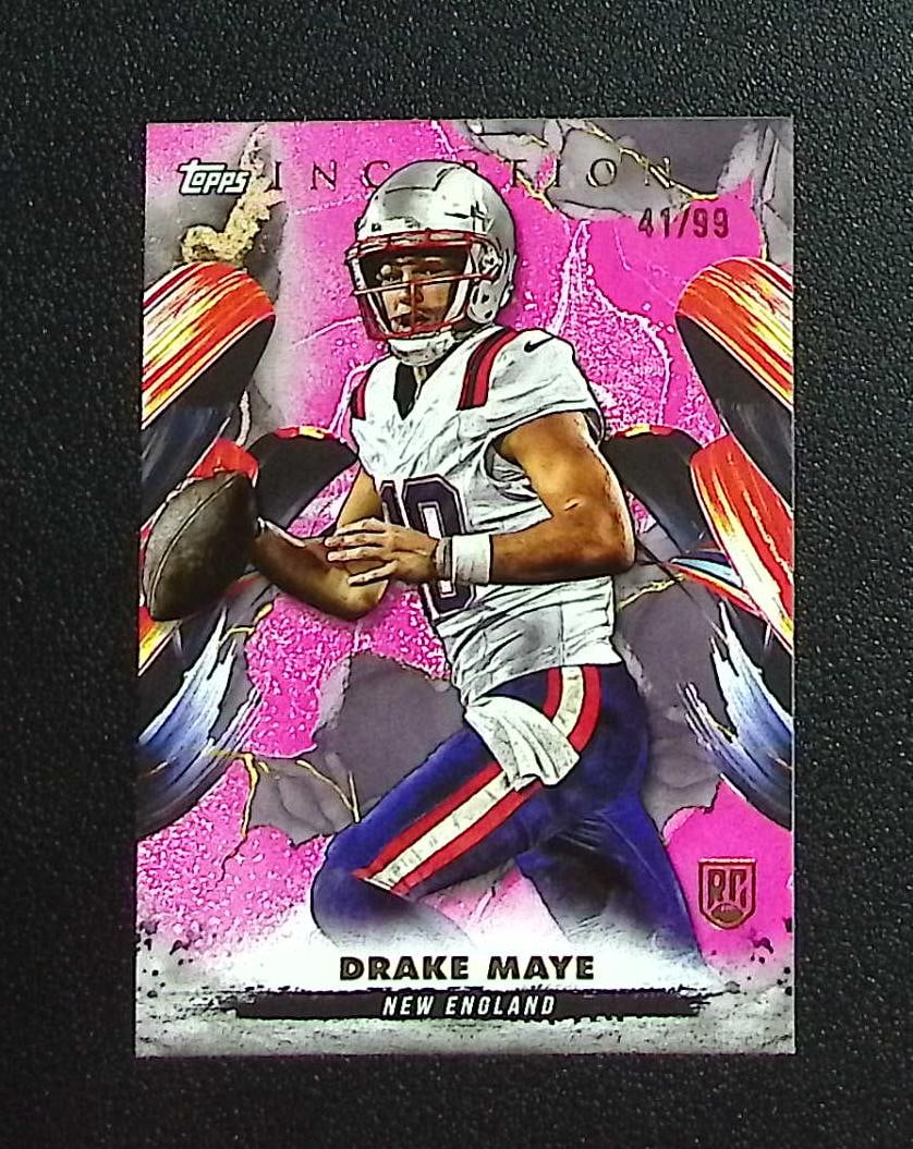 Drake Maye Rookie Card Magenta /99 2024 Topps Inception #158 New England Patriots: Topps & Bowman Football NFL Trading Sports Cards, Sports Cards for Sale Near Me, Super Bowl & Hall of Fame Player Cards, Resurgence, Composite, SP, SSP, Valuable Auction Memorabilia Lots For Sale On L