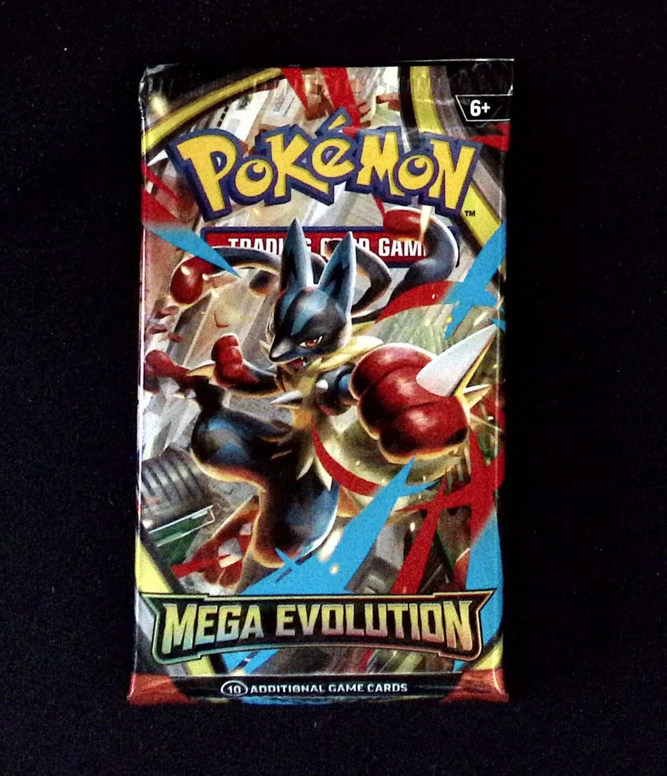 2025 Pokemon Mega Evolutions 10 Card Booster Pack (1 of 1)