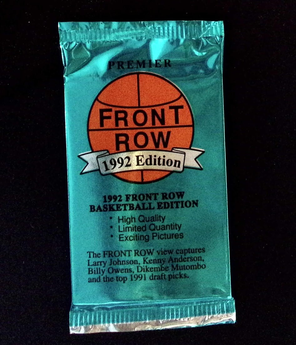 1992 Front Row Premier Vintage Basketball Retail Box Pack: Vintage Valuable Basketeball NBA Trading & Sports Cards Sold On Line, Michael Jordan, Chicago Bulls, Magic Johnson, Larry Bird, Old Sports Cards for Sale Near Me, Auction Lots Sold On Line