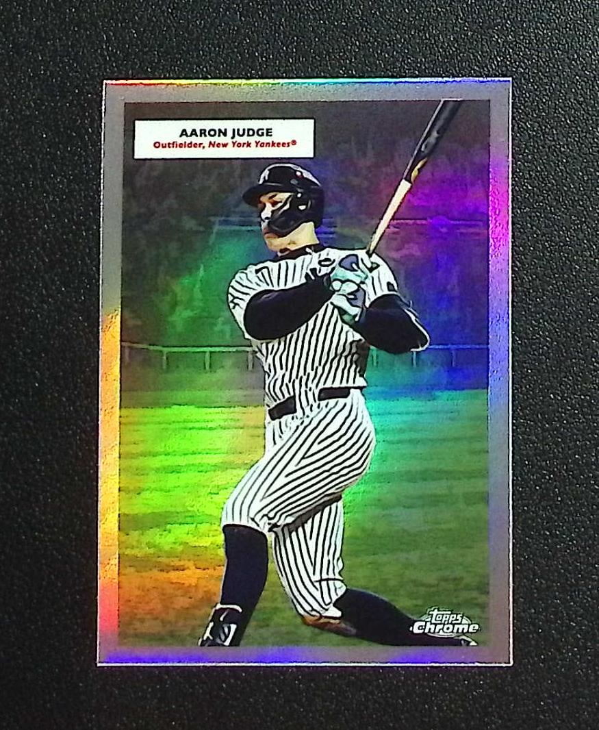 Aaron Judge/Mickey Mantle Double Header 2025 Topps Chrome Platinum #55DH-2 Yankees (1 of 2)