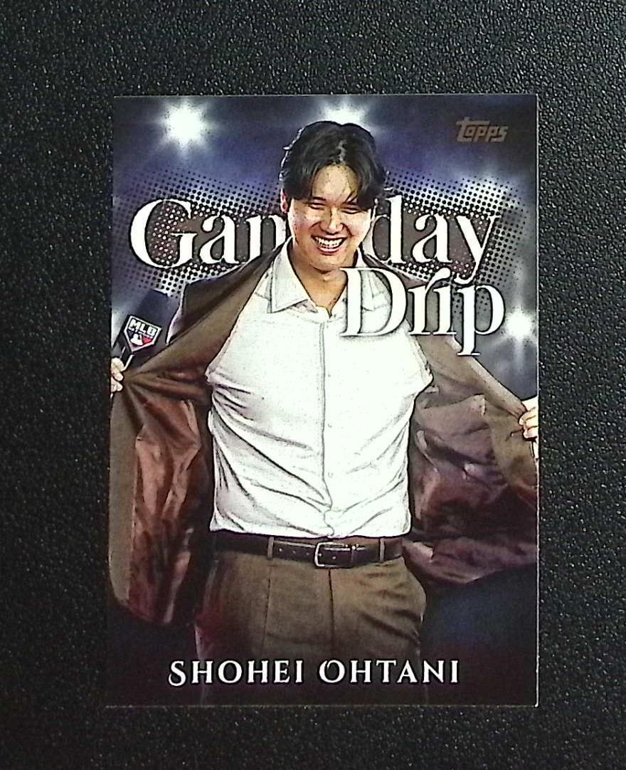 Shohei Ohtani Gameday Drip 2025 Topps #GD-2 Los Angeles Dodgers: Topps, Bowman, & Fanatics Baseball MLB Trading & Sports Cards, Sports Cards for Sale Near Me, World Series & Hall of Fame Players Memorabilia, Refractors, X-Fractors, Numbered, SP, SSP, Valuable