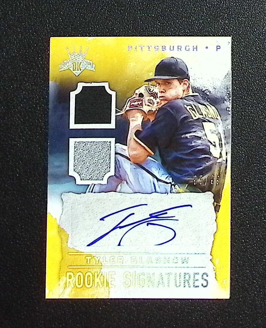 Tyler Glasnow Rookie Patch Auto /99 2017 Panini Diamond Kings #RS-TG: Panini, Donruss, & Donruss Optic Baseball MLB Trading & Sports Cards, Sports Cards for Sale Near Me, Prizm, Mosaic, Select, SP, SSP, Auction Memorabilia Lots for Sale On Line, World Series & Hall of