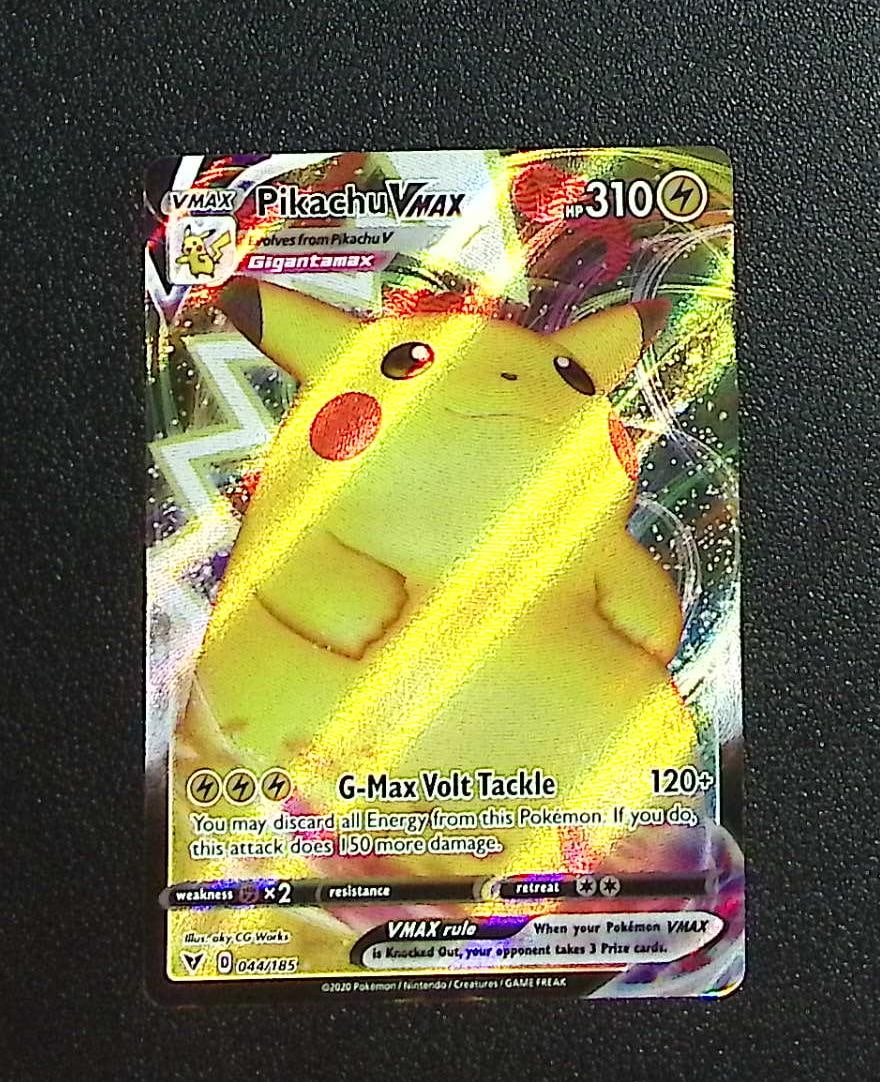 Pokemon Vivid Voltage Pikachu VMax #44: Pokemon Trading Card Game Cards, Charizard, Pikachu, Mewtwo, Reverse Holo, Holo Rare, Secret Rare Cards, Full Art Cards, Eevee, Ultra Rare Card, Illustration Rare, Special Illustration Rare SIR