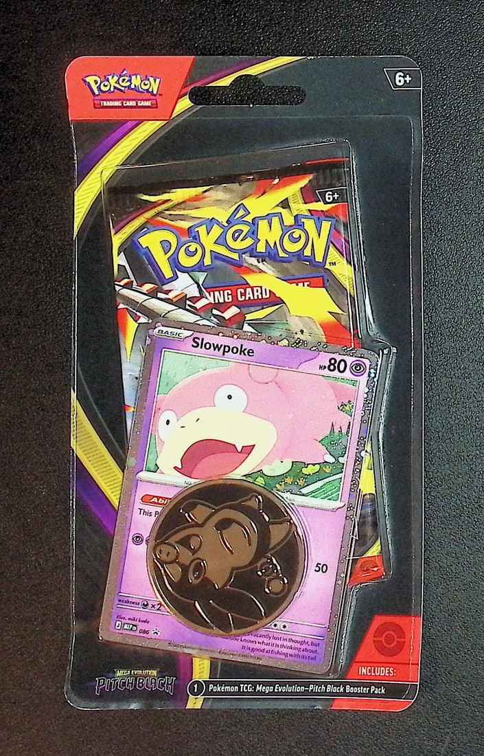 Pokemon Pitch Black Single Booster Blister Hanger w/ 1 Coin & a Promo Card: Pokemon Trading Card Game Cards, Charizard, Pikachu, Mewto, EX, Referse Holo, Holo Rare Cards, Secret Rare Cards, Full Art Cards, Evee, 3 Stars Ultra Rare Cards, Double Rare, Illustration Rare, Specia
