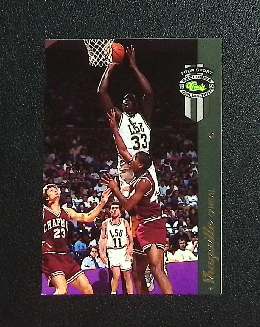 Shaquille O'Neal 1993-94 Classic Four Sport #28: Classic, Basketball NBA Trading & Sports Cards, Sports Cards for Sale Near Me, Chrome, Refractor, SP, SSP, Valuable Auction Memorabilia Lots Sold On Line, NBA Championship & Hall of Fame Player Cards