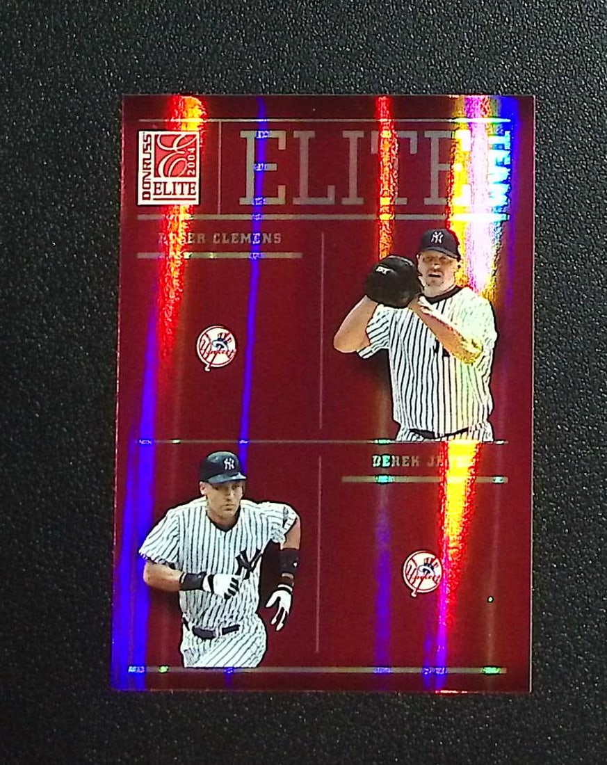Clemens/Jeter/Pettitte/Williams Elite Team /1500 2004 Donruss Elite #ET-2: Panini, Donruss, & Donruss Optic Baseball MLB Trading & Sports Cards, Sports Cards for Sale Near Me, Prizm, Mosaic, Select, SP, SSP, Auction Memorabilia Lots for Sale On Line, World Series & Hall of F