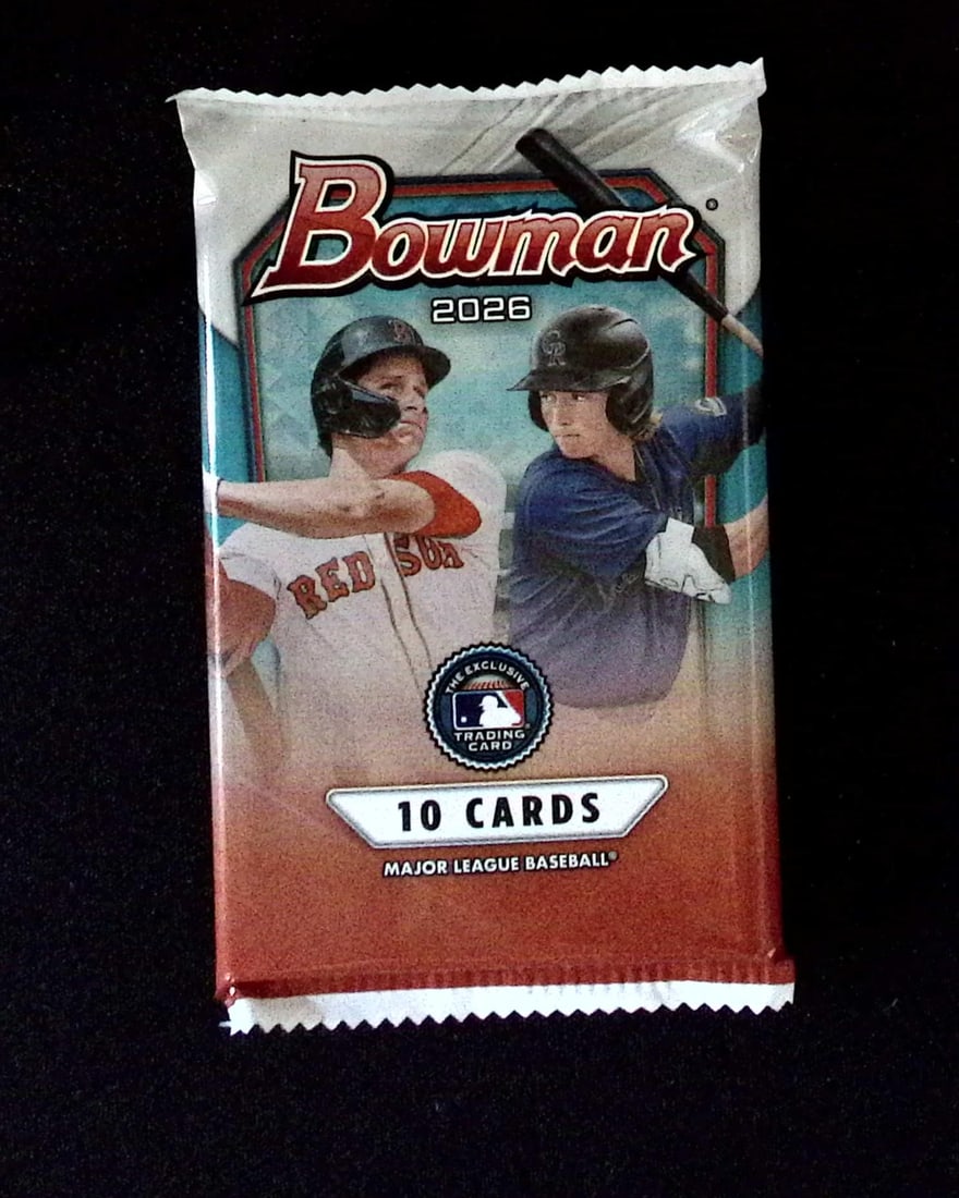 2026 Bowman Baseball Cards BLASTER BOX PACK Roman Anthony Rookie Card, Konnor Griffin Prospect (1 of 1)