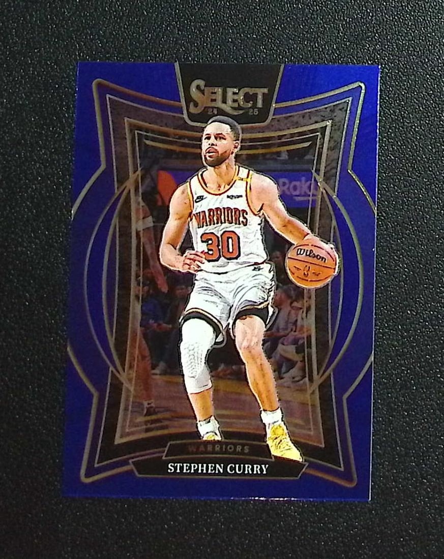 Stephen Curry 2024-25 Panini Select #7 Golden State Warriors: Panini, Donruss Optic, Donruss Select, Prizm, Mosaic, Contenders, Revolution, Phoenix, NBA Hoops, Rookie NFL Sports Trading Cards, Silver, SP, SSP, Wave Prizms, Numbered Cards, Basketball sports Cards