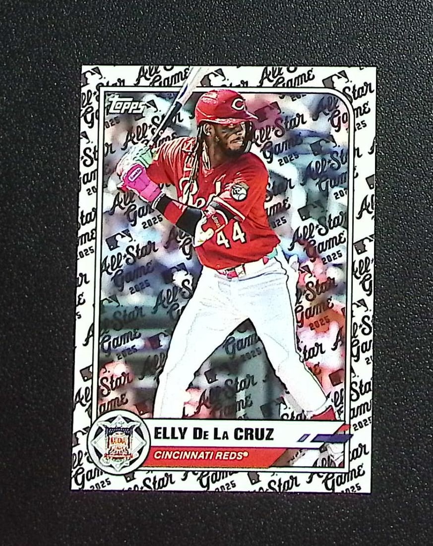 Elly De La Cruz 2025 Topps All-Star Game #10 Cincinnati Reds: Topps, Bowman, & Fanatics Baseball MLB Trading & Sports Cards, Sports Cards for Sale Near Me, World Series & Hall of Fame Players Memorabilia, Refractors, X-Fractors, Numbered, SP, SSP, Valuable Aucti