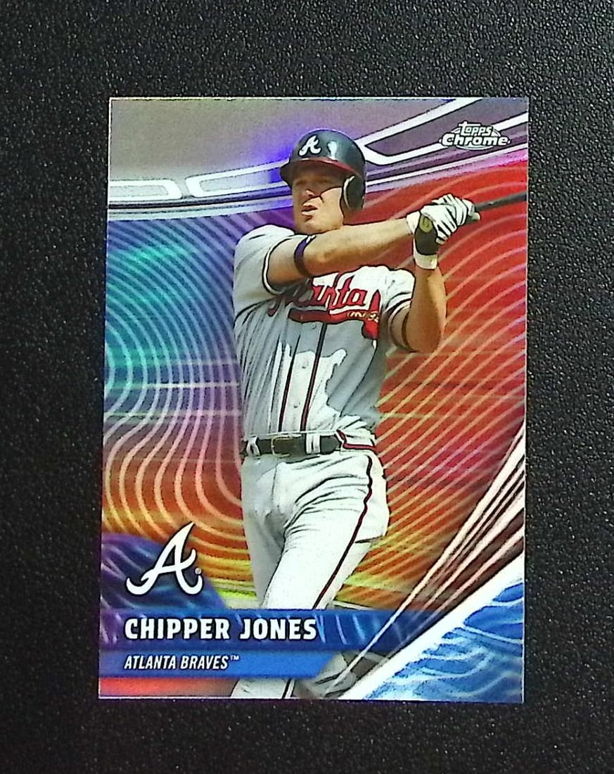 Chipper Jones Chrome Rivals 2026 Topps Chrome #RVA-14 Atlanta Braves: Topps, Bowman, & Fanatics Baseball MLB Trading & Sports Cards, Sports Cards for Sale Near Me, World Series & Hall of Fame Players Memorabilia, Refractors, X-Fractors, Numbered, SP, SSP, Valuable Aucti