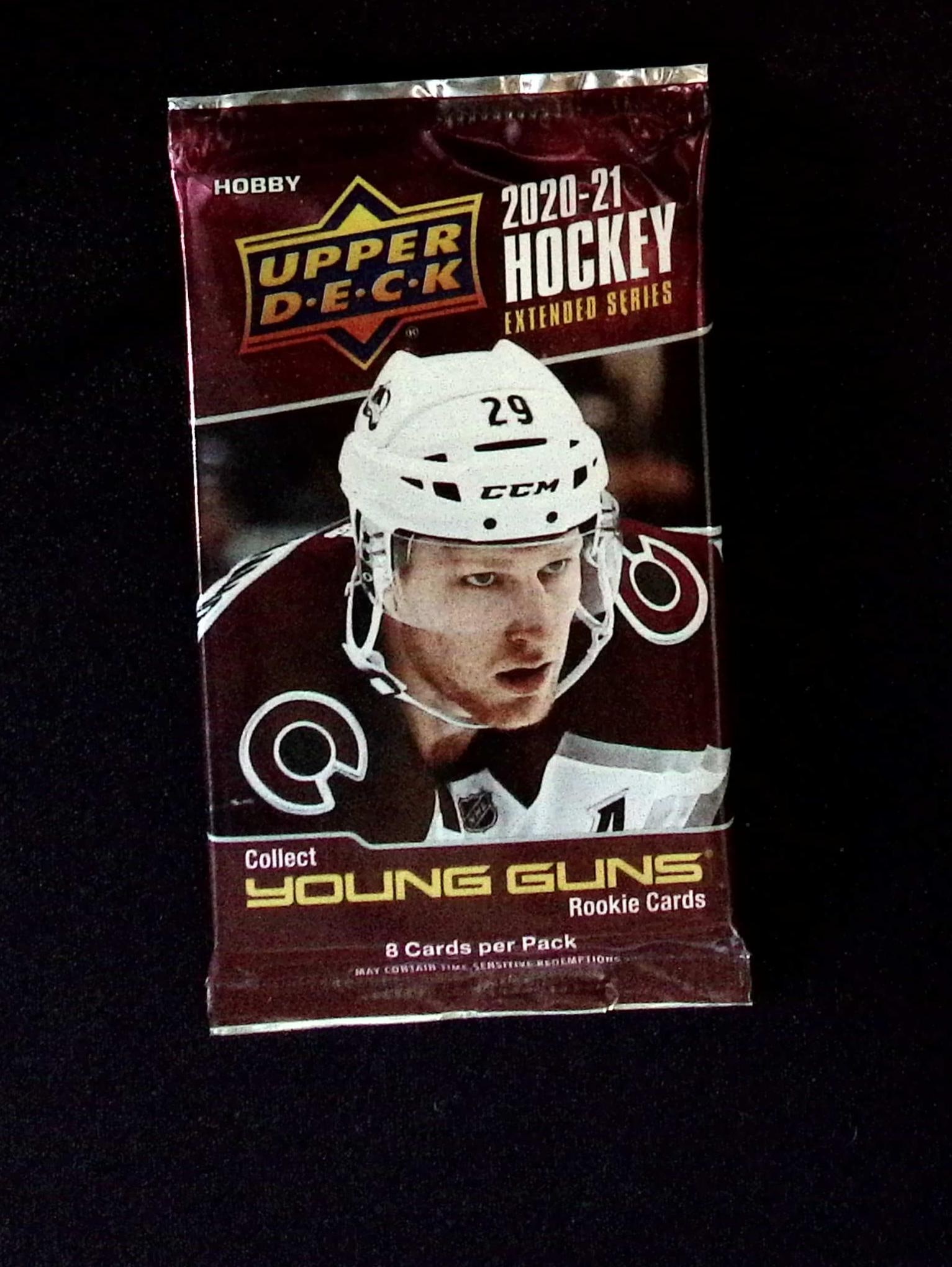 2020-21 Upper Deck Extended Series Hockey Card RETAIL BOX PACK Sports Cards: Upper Deck Hockey NHL Trading & Sports Cards, Sports Cards for Sale Near Me, Connor McDavid, Alex Ovechkin, Sidney Crosby, Nathan McKinnon, Stanley Cup & Hall of Fame Players, Auction Memorabilia Lots