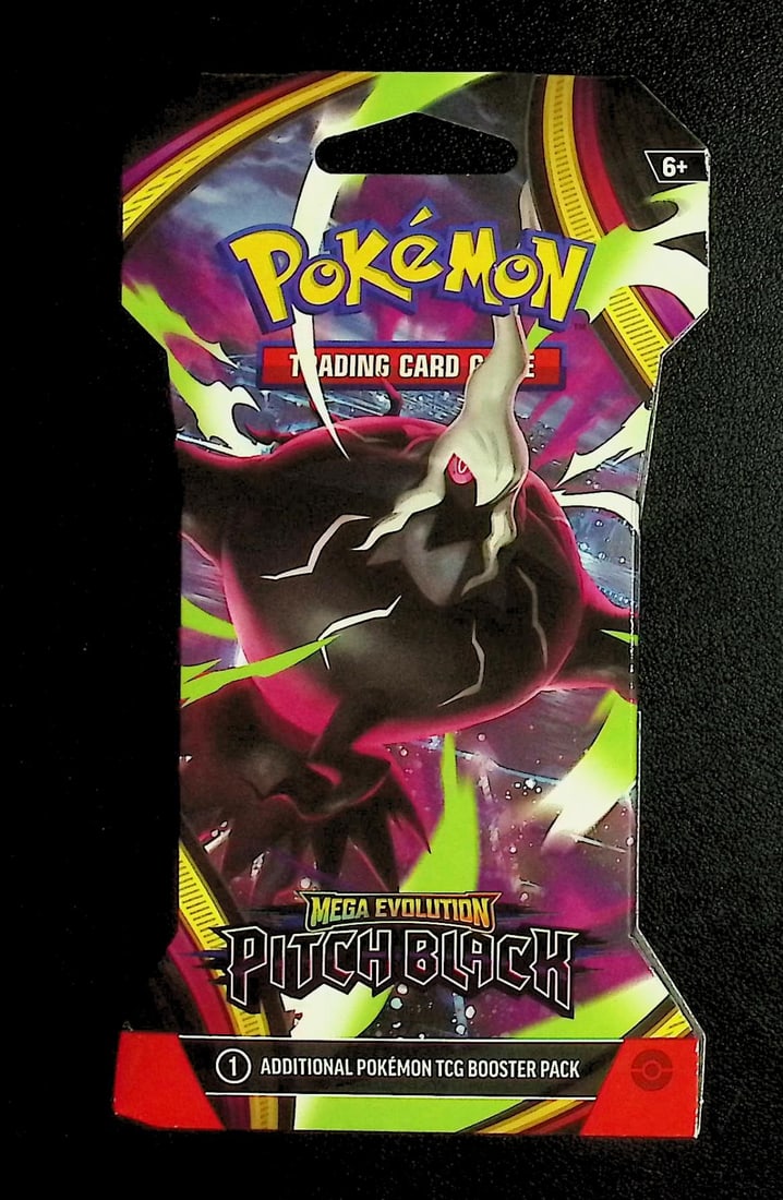 Pokemon Pitch Black Sleeved Booster Pack (1 of 1)