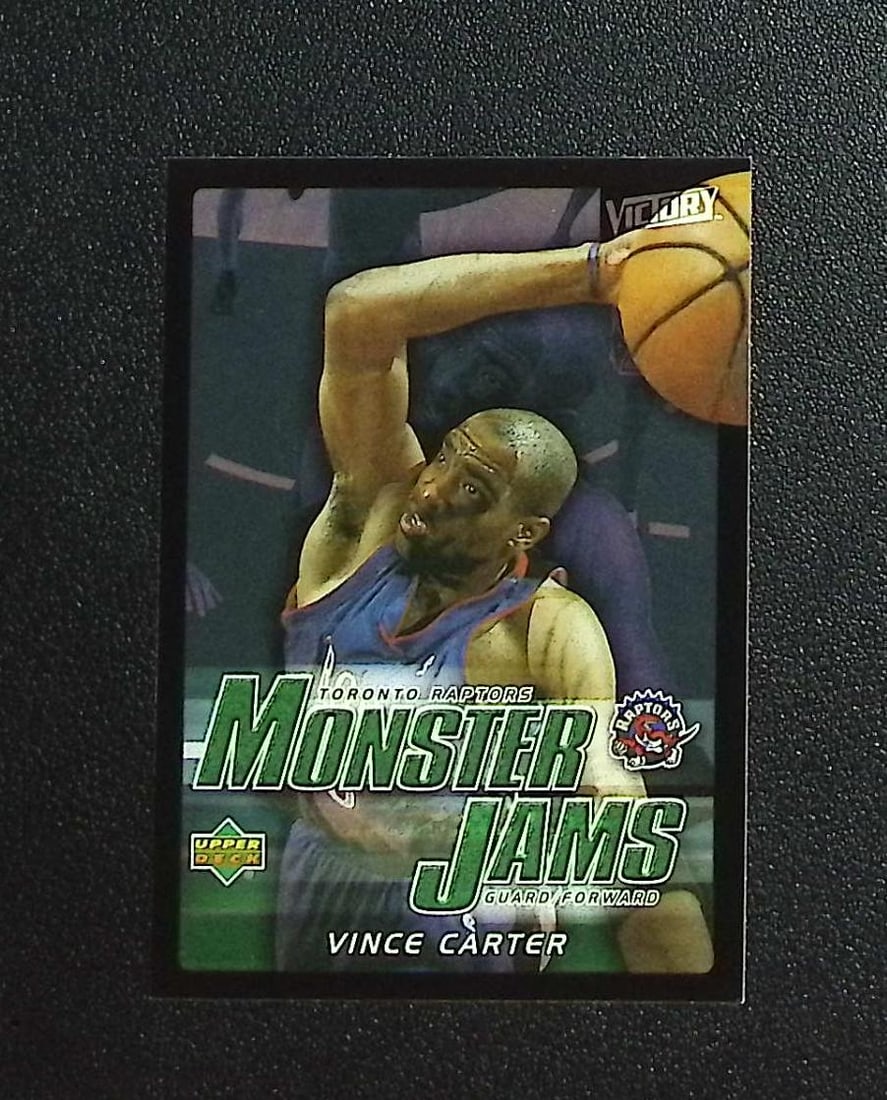 Vince Carter Monster Jams 2003-04 Upper Deck Victory #216 Raptors: Upper Deck, Basketball NBA Trading & Sports Cards, Sports Cards for Sale Near Me, Chrome, Refractor, SP, SSP, Valuable Auction Memorabilia Lots Sold On Line, NBA Championship & Hall of Fame Player Car