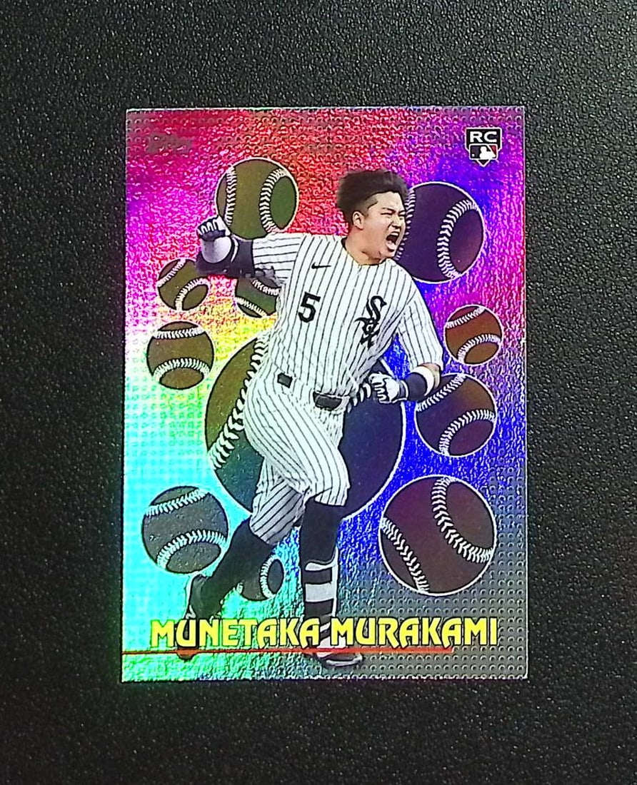 Munetaka Murakami Rookie Card Titans of the Game 2026 Topps #TOG-28 White Sox: Topps, Bowman, & Fanatics Baseball MLB Trading & Sports Cards, Sports Cards for Sale Near Me, World Series & Hall of Fame Players Memorabilia, Refractors, X-Fractors, Numbered, SP, SSP, Valuable Aucti
