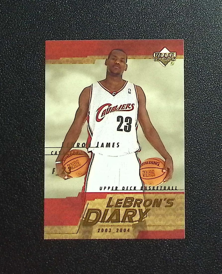 LeBron James Lebron's Diary Rookie 2003-04 Upper Deck #LJ8 Cleveland Cavaliers (1 of 2)