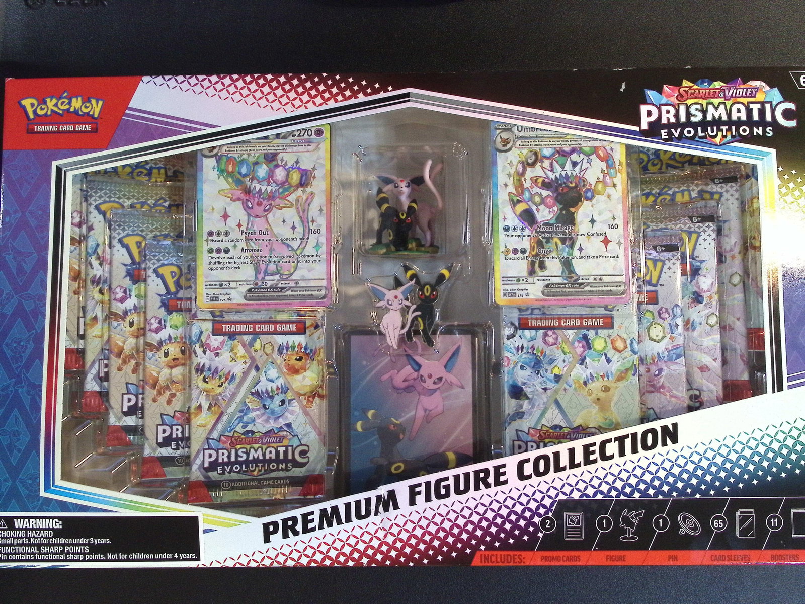 Pokemon Prismatic Evolutions Premium Figure Collection Sealed (1 of 2)