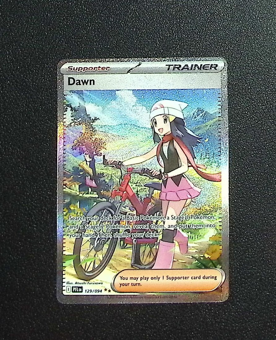 Pokemon Phantasmal Flames Dawn Special Illustration Rare #129: Pokemon Trading Card Game Cards, Charizard, Pikachu, Mewtwo, Reverse Holo, Holo Rare, Secret Rare Cards, Full Art Cards, Eevee, Ultra Rare Card, Illustration Rare, Special Illustration Rare SIR