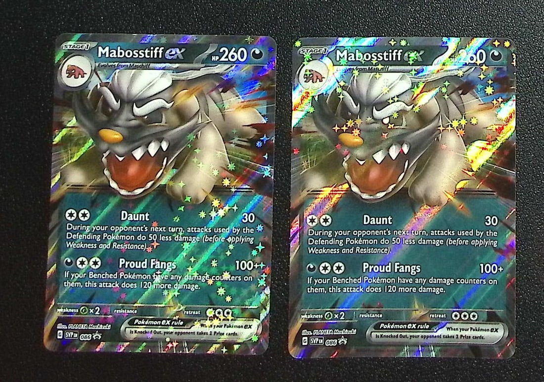 Lot of 2 Pokemon Scarlet & Violet Promo Mabosstiff Ex #86 (1 of 2)