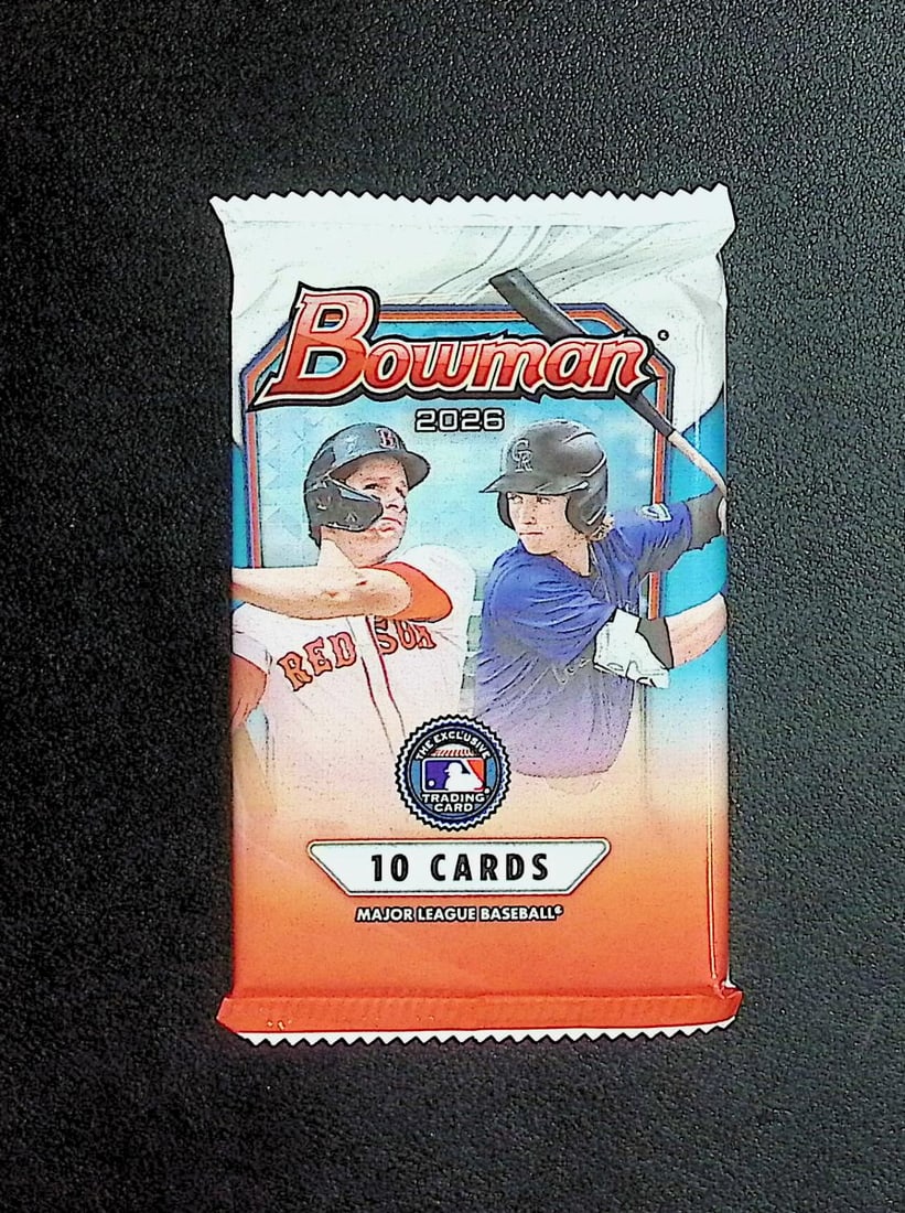 2026 Bowman Baseball Cards BLASTER BOX PACK Roman Anthony Rookie Card, Konnor Griffin Prospect (1 of 1)