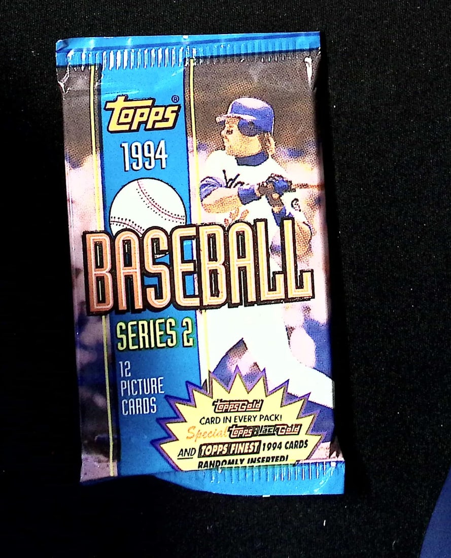 1994 Topps Vintage SERIES 2 Baseball Card Retail Box Wax Pack: Vintage Valuable Topps Baseball MLB Trading & Sports Cards, Robin Yount, George Brett, Rickey Henderson, Nolan Ryan, Old Sports Cards for Sale Near Me, World Series & hall of Fame Players, Auction Mem