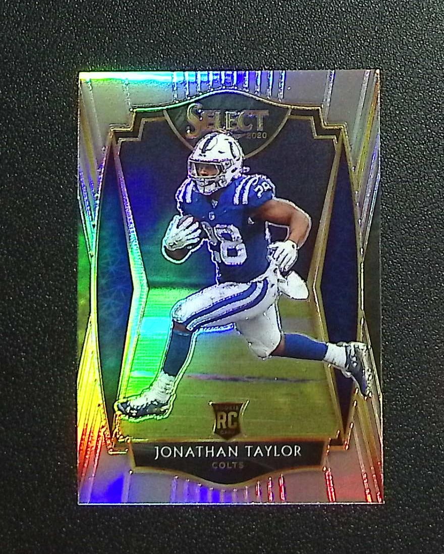 Jonathan Taylor Rookie Card Silver Prizm 2020 Select #153 Indianapolis Colts (1 of 2)