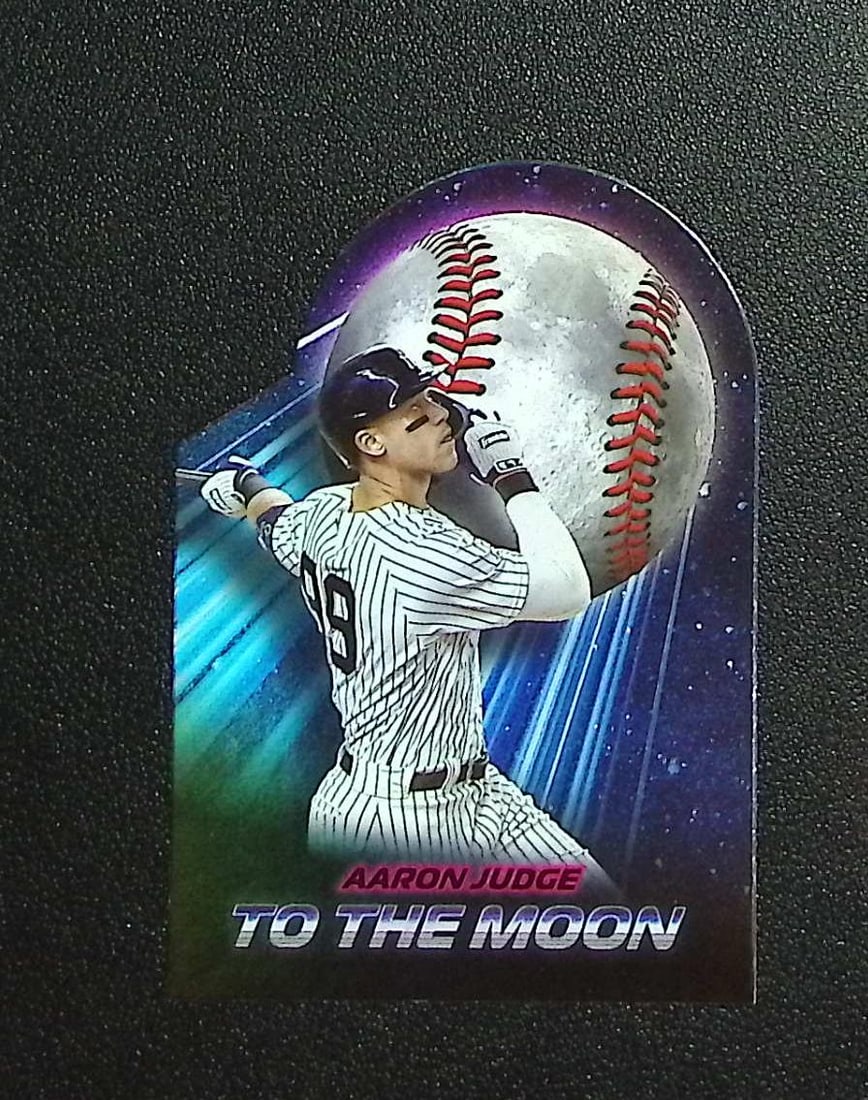 Aaron Judge To The Moon 2024 Topps Big League #TM-21 New York Yankees: Topps, Bowman, & Fanatics Baseball MLB Trading & Sports Cards, Sports Cards for Sale Near Me, World Series & Hall of Fame Players Memorabilia, Refractors, X-Fractors, Numbered, SP, SSP, Valuable Aucti