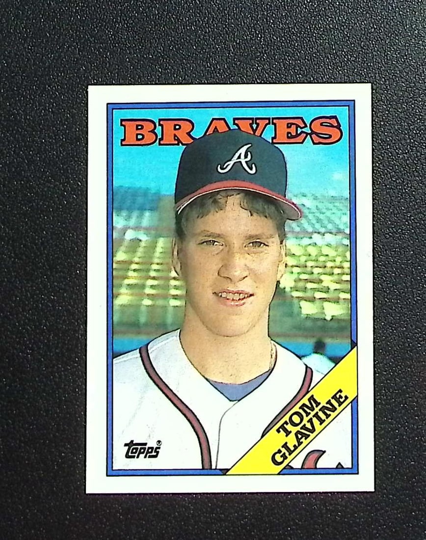 Tom Glavine Rookie Card 1988 Topps #779 Atlanta Braves: Topps, Bowman, & Fanatics Baseball MLB Trading & Sports Cards, Sports Cards for Sale Near Me, World Series & Hall of Fame Players Memorabilia, Refractors, X-Fractors, Numbered, SP, SSP, Valuable Aucti