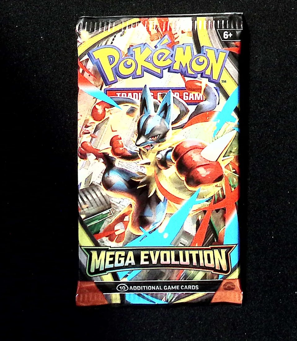 2025 Pokemon Mega Evolutions 10 Card Booster Pack (1 of 1)