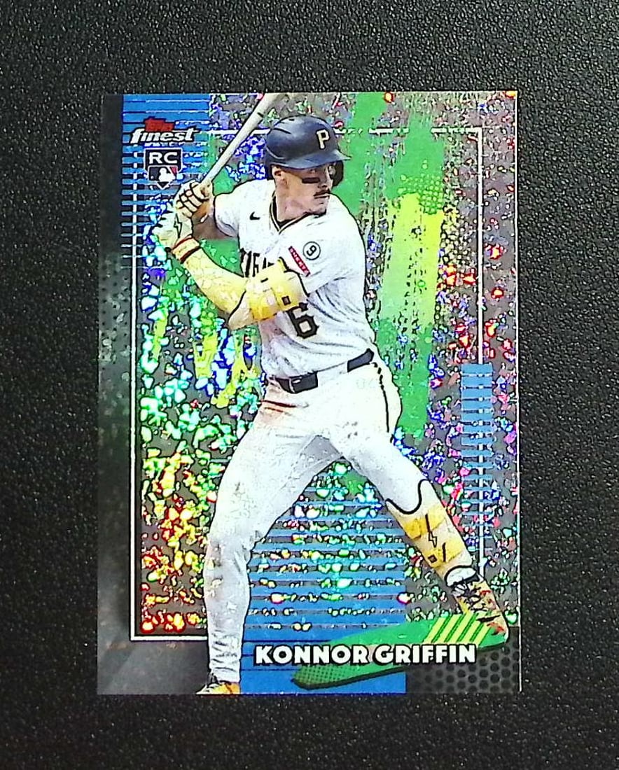 Konnor Griffin Rookie Card Mini Diamond Refractor 2026 Topps Finest #6 Pirates: Topps, Bowman, & Fanatics Baseball MLB Trading & Sports Cards, Sports Cards for Sale Near Me, World Series & Hall of Fame Players Memorabilia, Refractors, X-Fractors, Numbered, SP, SSP, Valuable Aucti