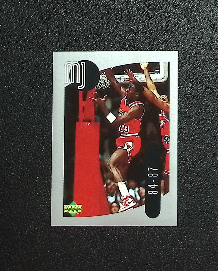 Michael Jordan Sticker 1998-99 Upper Deck #9 Chicago Bulls (1 of 2)