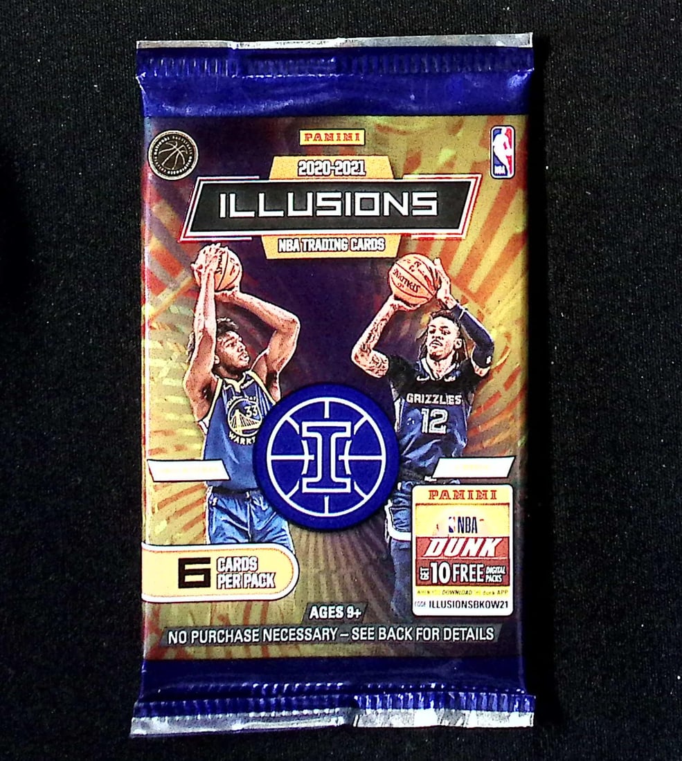 2020-21 Panini Illusions Basketball MEGA Box Pack Rookies: Lamelo Ball, Anthony Edwards, Tyrese (1 of 1)
