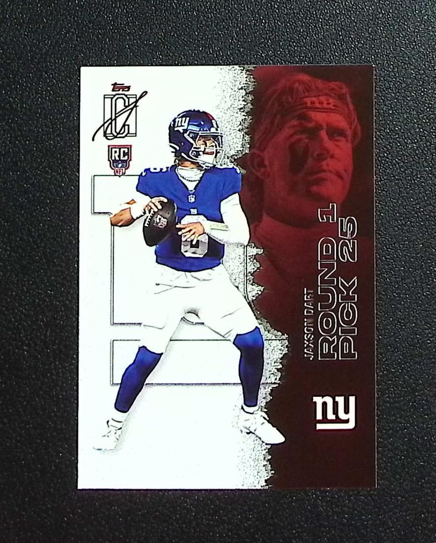 Jaxson Dart Rookie Card 2025 Topps Stadium Club #106 New York Giants: Topps & Bowman Football NFL Trading Sports Cards, Sports Cards for Sale Near Me, Super Bowl & Hall of Fame Player Cards, Resurgence, Composite, SP, SSP, Valuable Auction Memorabilia Lots For Sale On L