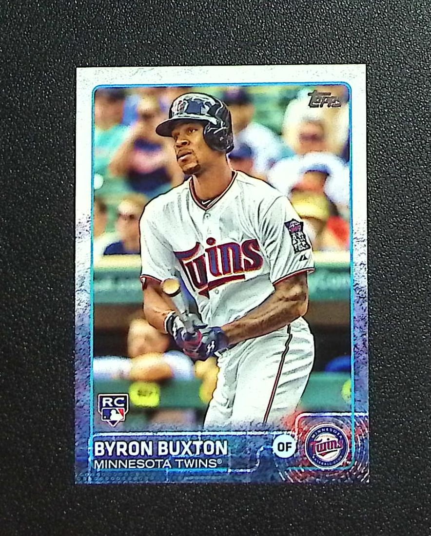 Byron Buxton Rookie Card 2015 Topps Update #US25 Minnesota Twins: Topps, Bowman, & Fanatics Baseball MLB Trading & Sports Cards, Sports Cards for Sale Near Me, World Series & Hall of Fame Players Memorabilia, Refractors, X-Fractors, Numbered, SP, SSP, Valuable Aucti