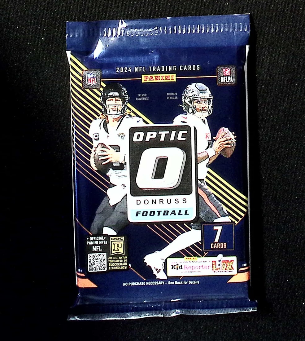 2024 Donruss Optic Football MEGA BOX PACK - Downtown, Uptown Inserts, Jayden Daniels Sports Card: Donruss Optic Football NFL Trading & Sports Cards, Rookies In this set are Jayden Daniels, Bo Nix, Michael Penix, Jr, Caleb Williams, Drake Maye, Marvin Harrison, Jr, Uptown SP, Rated Rookie, Downtown