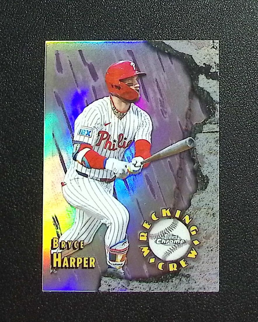 Bryce Harper Wrecking Crew 2026 Topps Chrome #WC-4 Philadelphia Phillies (1 of 2)