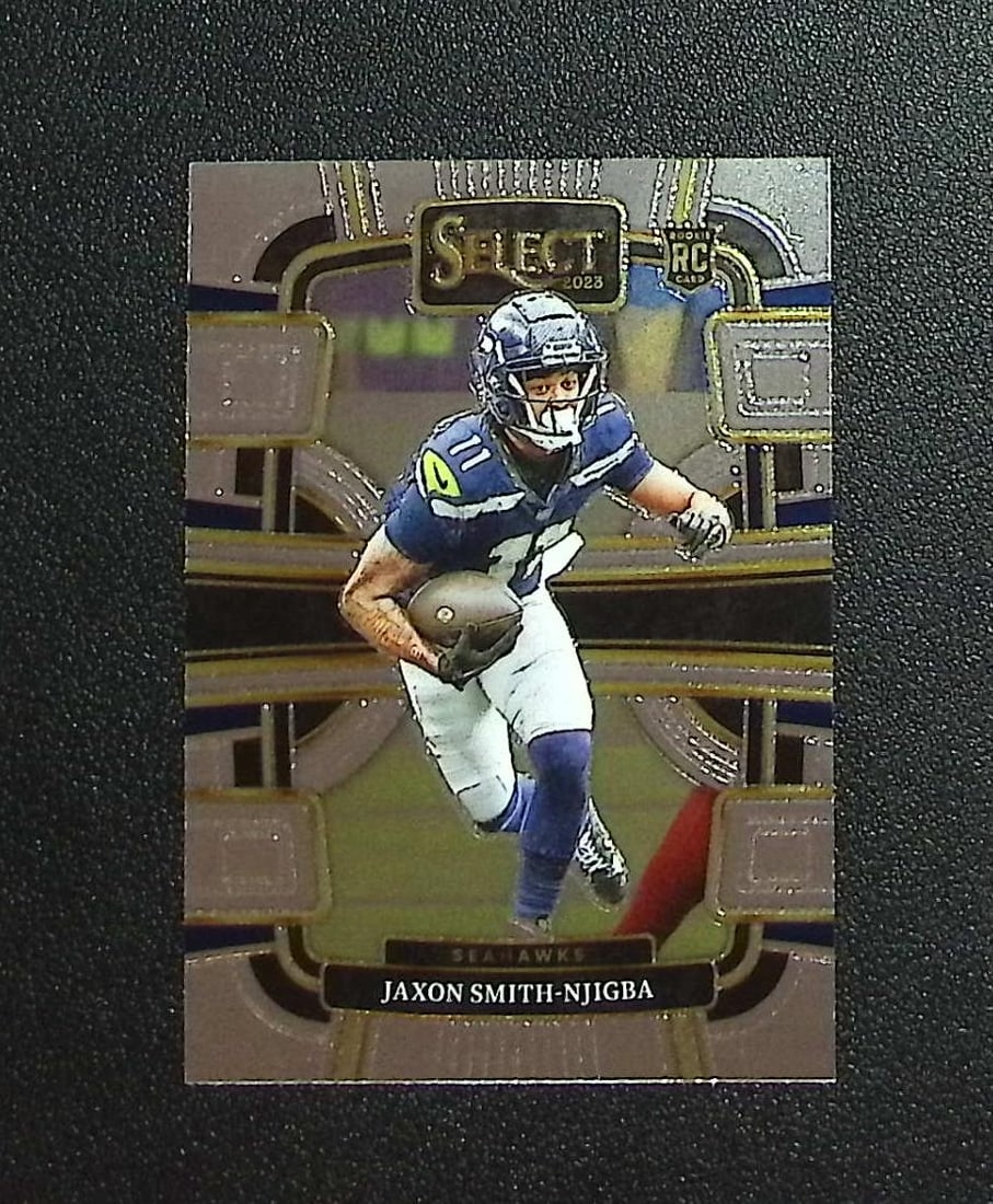 Jaxon Smith-Njigba Rookie Card 2023 Select #87 Seattle Seahawks: Panini, Donruss Optic, & Donruss Select, Prizm, Mosaic, Contenders, Zenith, Phoenix, Illusions, Absolute, Rookie NFL Sports Trading Cards, SP, SSP, Cards, Football Cards for Sale Near Me, Superbowl & 