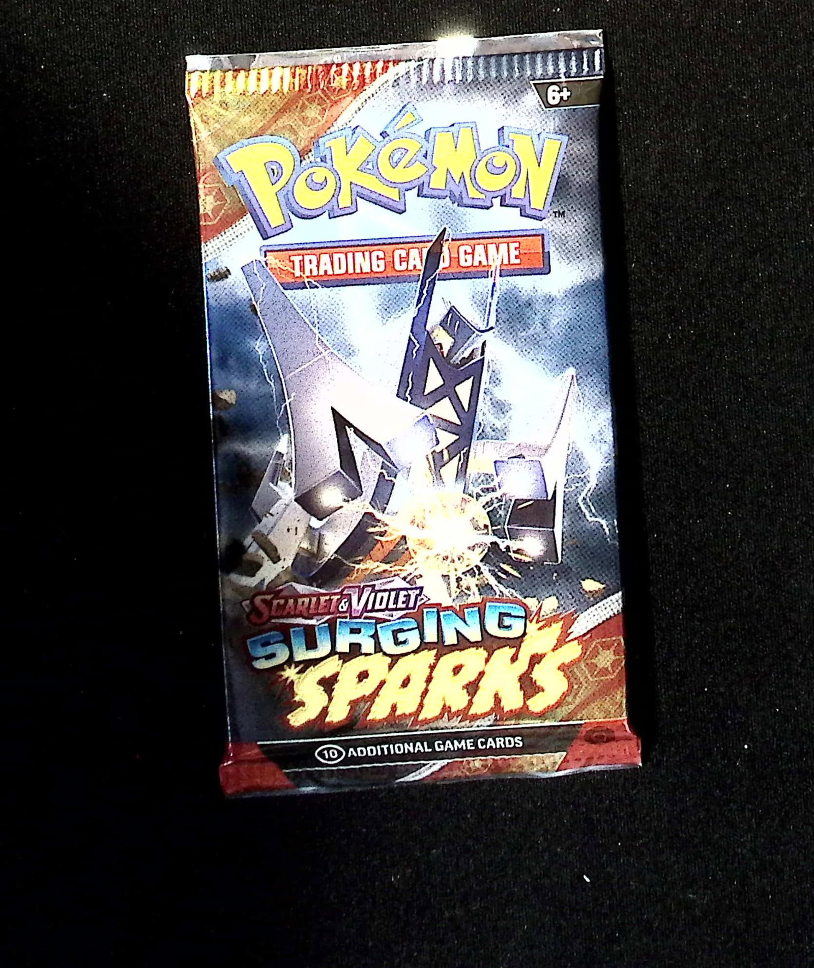 Pokemon Scarlet & Violet Surging Sparks 10 Card TCG Booster Pack, Charizard, Pikachu, Holo: Pokemon Trading Card Game Cards, Charizard, Pikachu, Mewto, EX, Referse Holo, Holo Rare Cards, Secret Rare Cards, Full Art Cards, Evee, 3 Stars Ultra Rare Cards, Double Rare, Illustration Rare, Specia
