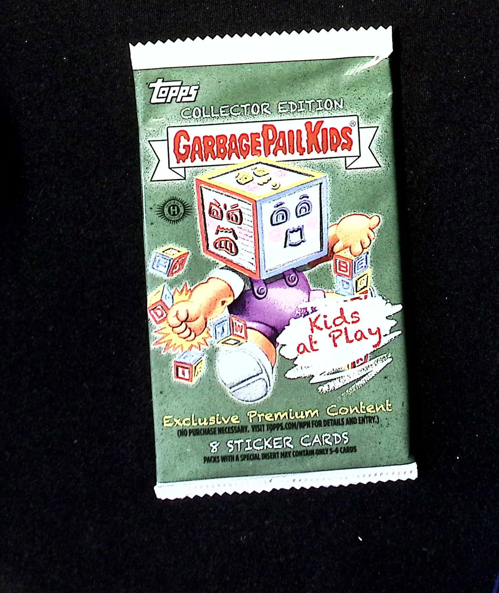 2024 Garbage Pail Kids Kids At Play Collector Edition Retail Box Pack - Exclusive Premium Content: Numbered Cards, Wave Parallels, Topps Trading Cards Sold on Line, Auction Lots for sale on line, Trading Card Stickers