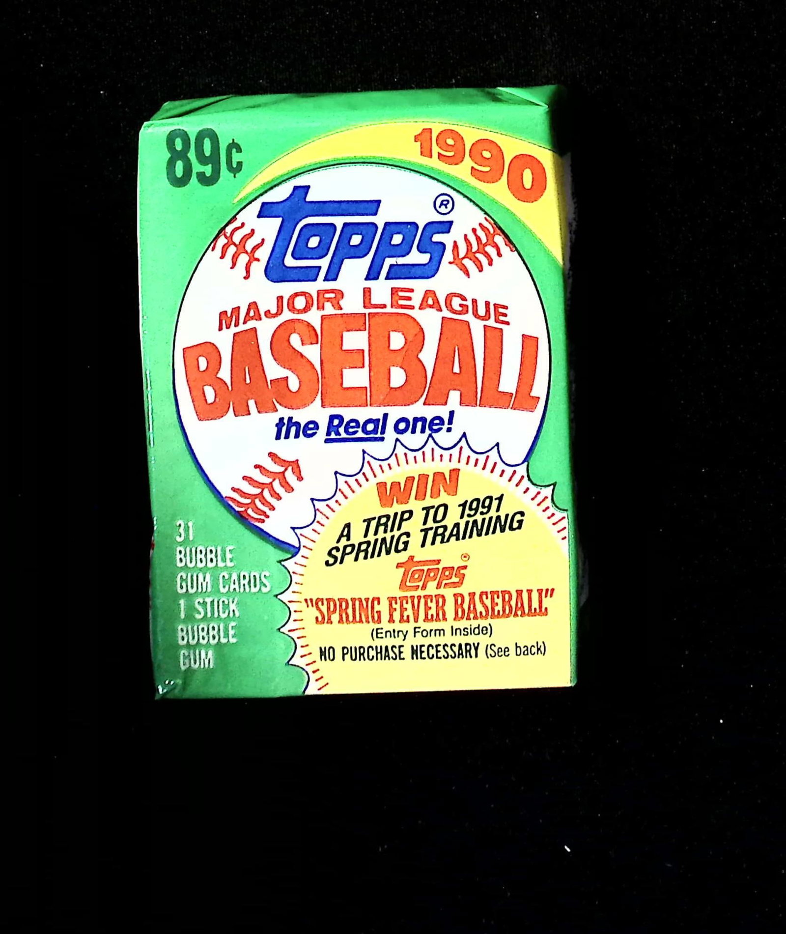 1990 Topps Series 1 Vintage Baseball CELLO Pack - Set Contains Ken Griffey, Jr. Rookie Card: Topps Vintage Rookie MLB Trading Cards, Frank Thomas Rookie Card, Bo Jackson, Cal Ripken, Nolan Ryan, Ken Griffey Jr All-Star Roopkie Cup Card, Sports Cards for Sale Near Me, World Series & Hall of Fa