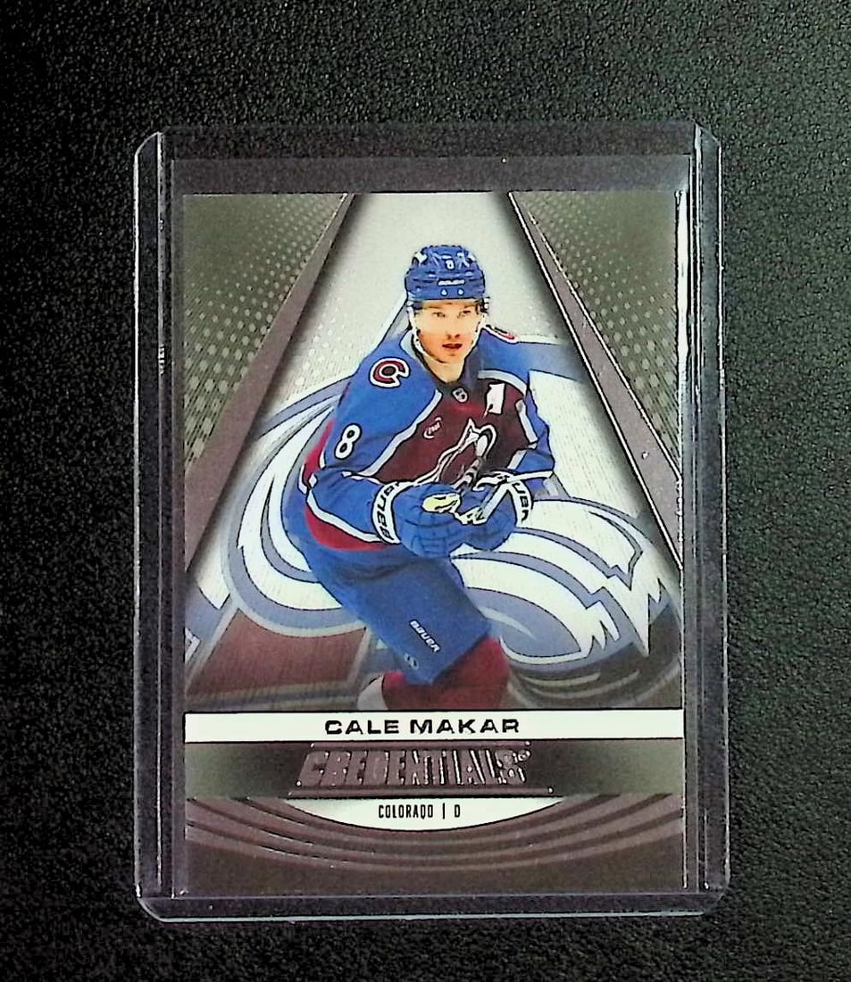 Cale Makar Credentials 2026 Upper Deck #67: Upper Deck NHL Hockey Trading & Sports Cards, Sports Cards for Sale Near Me, Stanley Cup & Hall of Fame Players, Valuable Auction Memorabilia Lots for Sale On Line