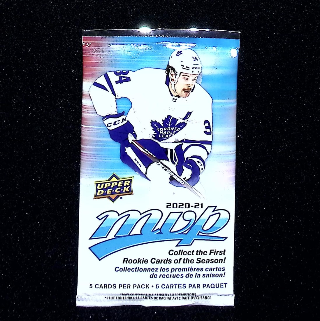 2020-21 Upper Deck MVP Hockey Card BLASTER BOX PACK Sports Cards (1 of 1)