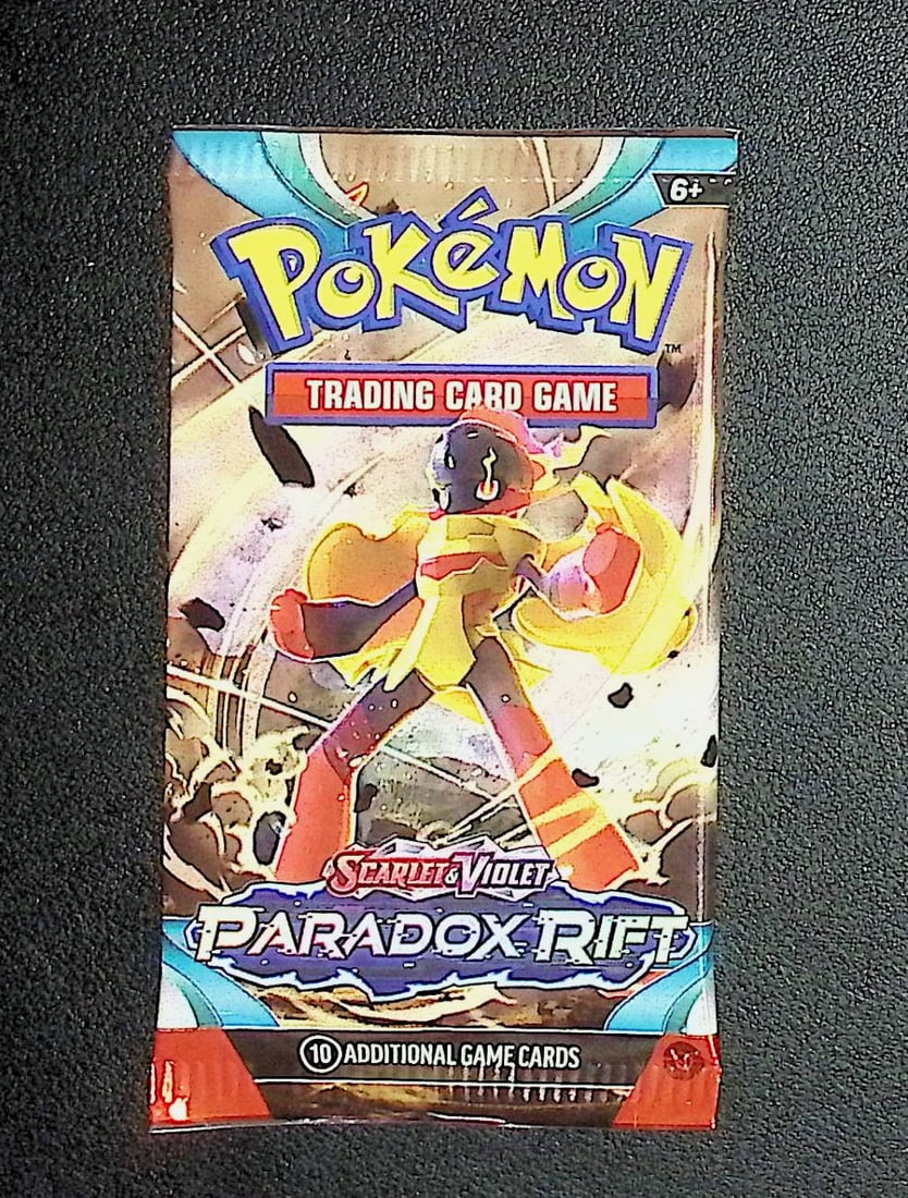 2023 Pokemon Scarlet & Violet Paradox Rift 10 Card TCG Booster Pack, Charizard, Pikachu, Holo (1 of 1)