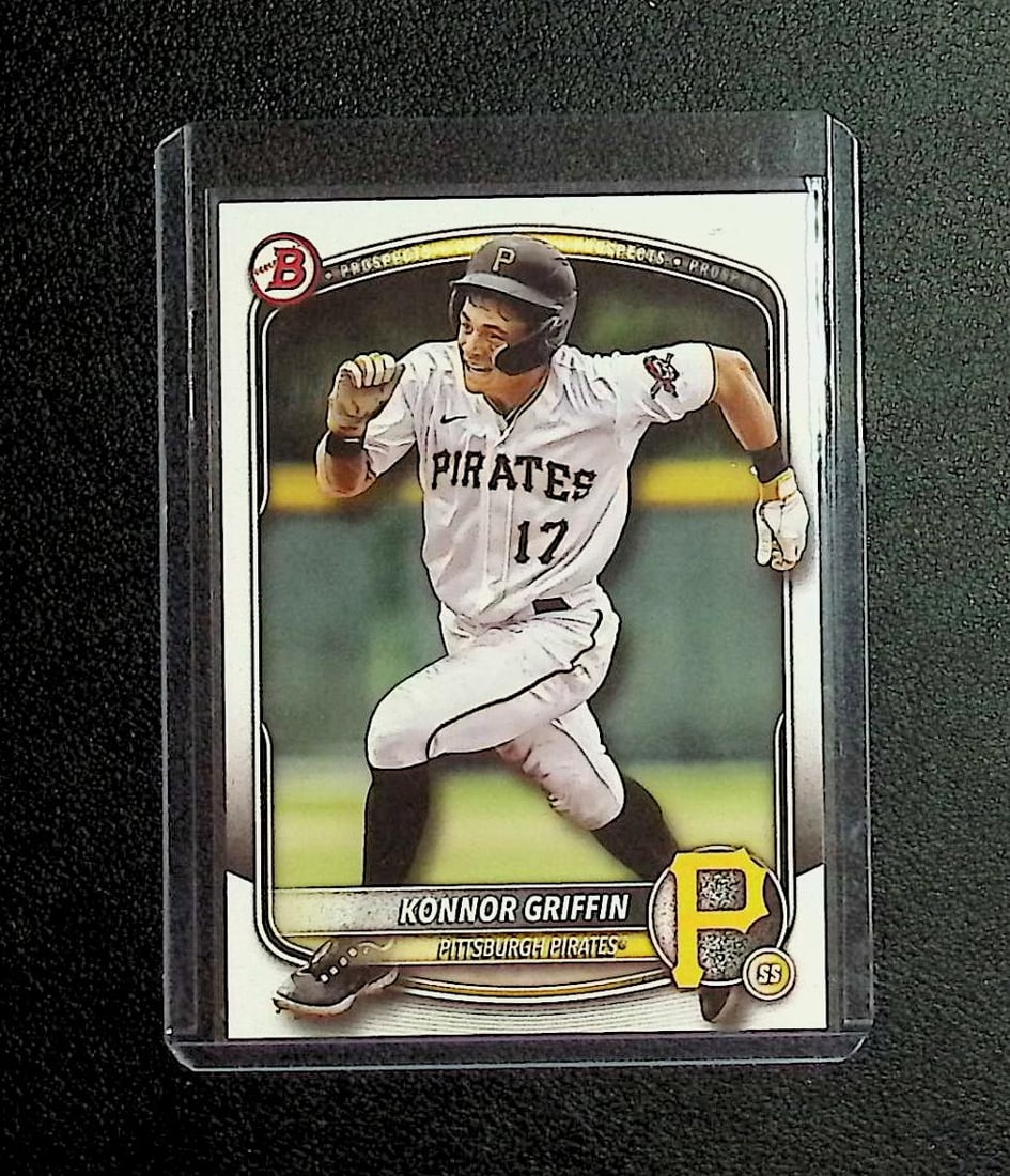Konner Griffin 2025 Bowman #BP-86: Topps, Bowman, & Fanatics Baseball MLB Trading & Sports Cards, Sports Cards for Sale Near Me, World Series & Hall of Fame Players Memorabilia, Refractors, X-Fractors, Numbered, SP, SSP, Valuable Aucti