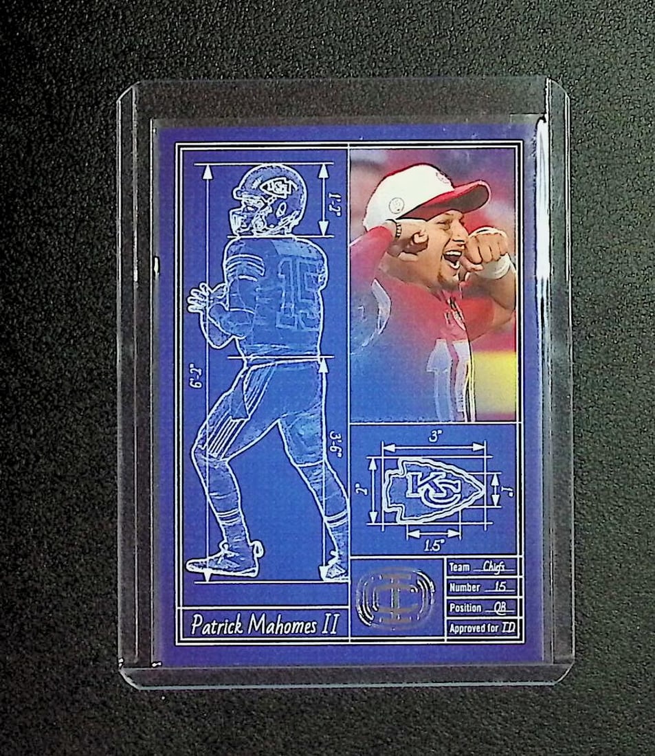 Patrick Mahomes II, Touchdown Architect 2025 Panini Icon Collection #TA-1: Panini, Donruss Optic, & Donruss Select, Prizm, Mosaic, Contenders, Zenith, Phoenix, Illusions, Absolute, Rookie NFL Sports Trading Cards, SP, SSP, Cards, Football Cards for Sale Near Me, Superbowl & 