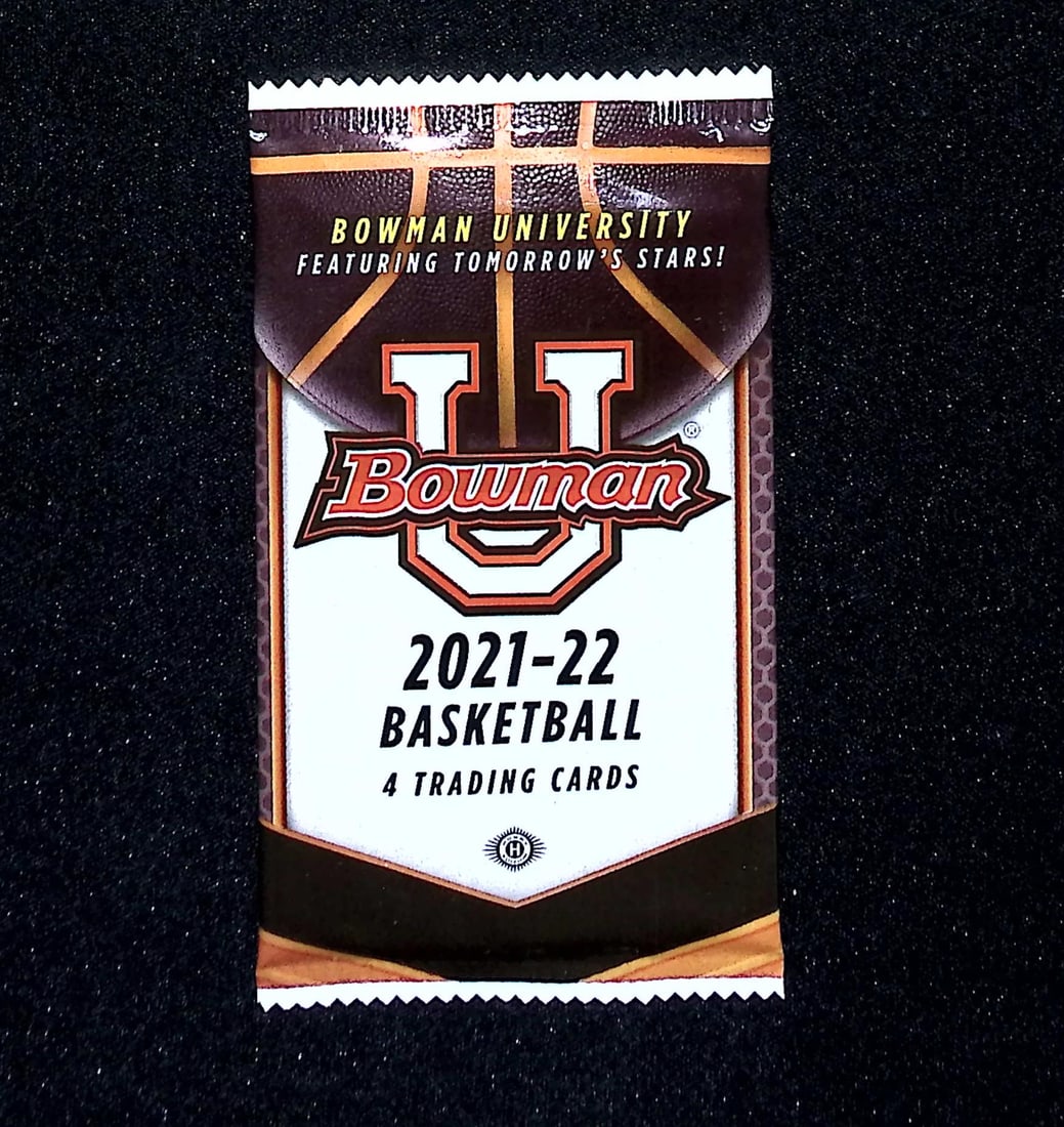 2021-'22 Bowman U Basketball Hobby Box Pack: Bowman Basketball NBA Trading & Sports Cards, Sports Cards for Sale Near Me, Champion and Hall of Fame Players, Auction Lots for Sale On Line
