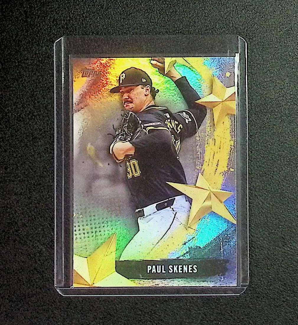 Paul Skenes Stars of MLB Refractor 2025 Topps #SMLB-27: Topps, Bowman, & Fanatics Baseball MLB Trading & Sports Cards, Sports Cards for Sale Near Me, World Series & Hall of Fame Players Memorabilia, Refractors, X-Fractors, Numbered, SP, SSP, Valuable Aucti
