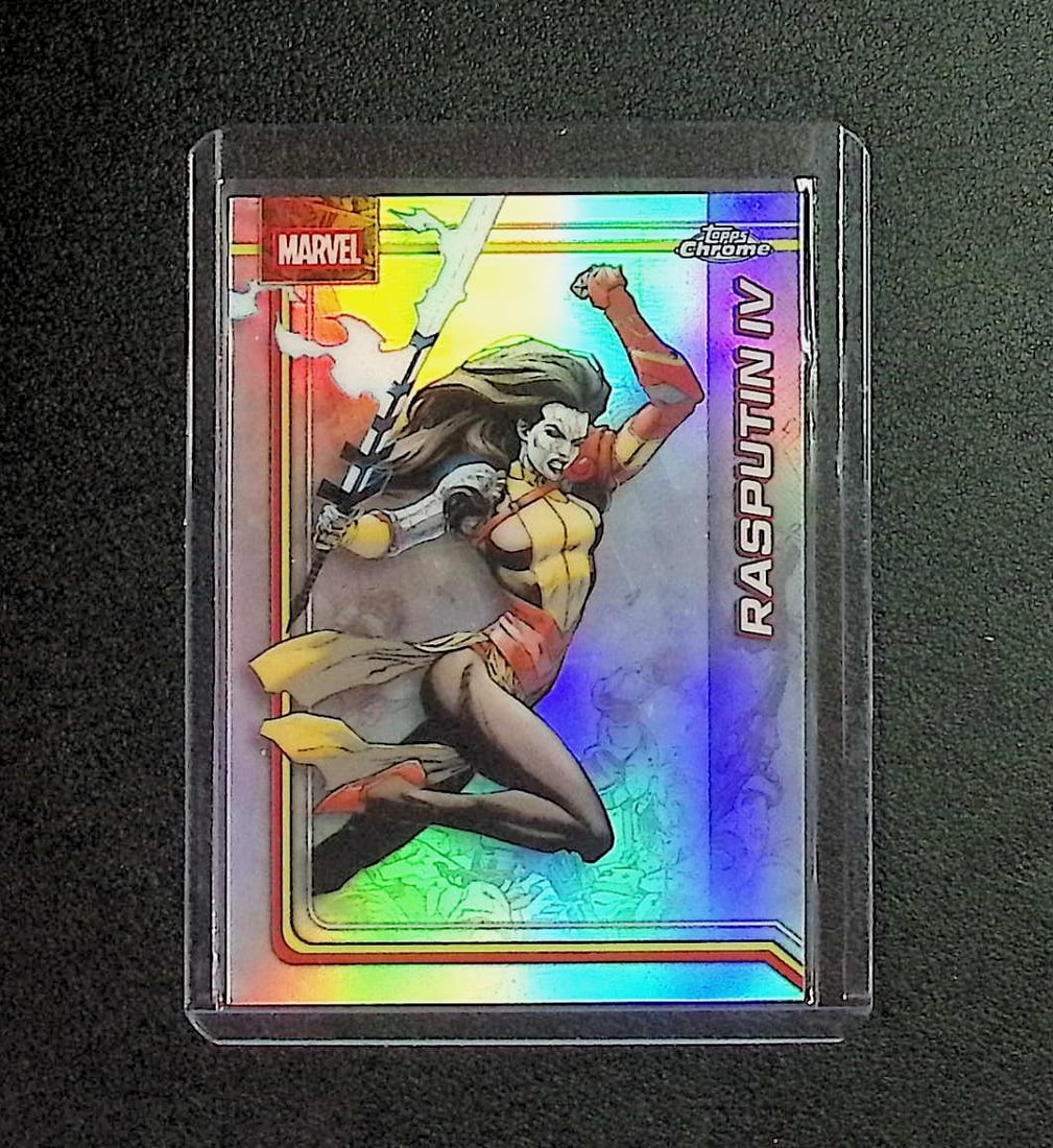 Rasputin IV, Refractor 2026 Topps Chrome Marvel #094: Topps, Fleer Upper Deck, Chrome Super Heroes DC & Marvel, Marvel Studios, MCU, Superheroes, Marvel Comis, Captain America, Thor, Hulk, Iron Man, Avengers, Thanos