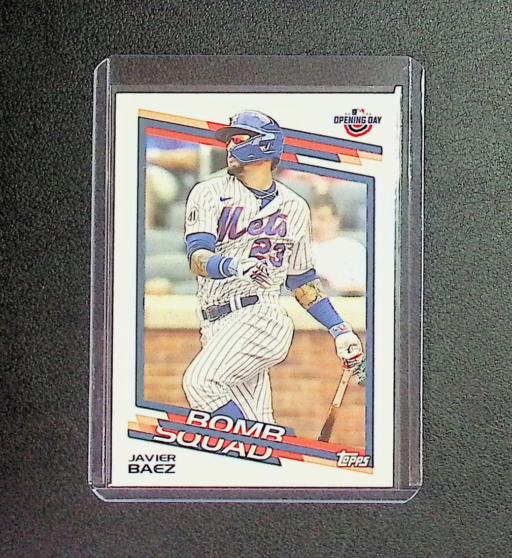 Javier Baez Bomb Squad 2022 Topps #BS-19: Topps, Bowman, & Fanatics Baseball MLB Trading & Sports Cards, Sports Cards for Sale Near Me, World Series & Hall of Fame Players Memorabilia, Refractors, X-Fractors, Numbered, SP, SSP, Valuable Aucti
